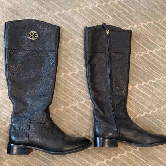 Tory Burch Shoes - Tory Burch black leather riding boots Size 9M